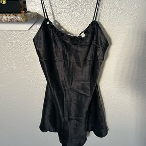 Vintage Heart Victoria Secret 100% Silk Dress Slip on